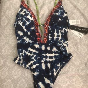 Sexy one-piece La Blanca tie-die suit, never worn